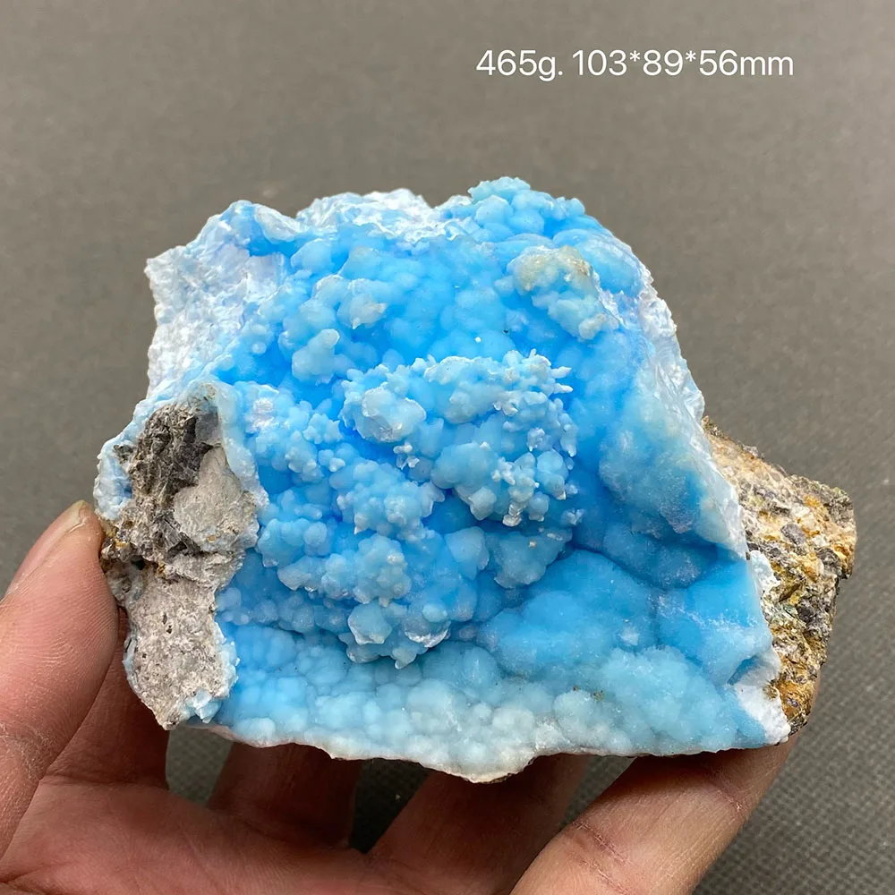 

100% natural blue aragonite crystal gem ore specimens free shipping