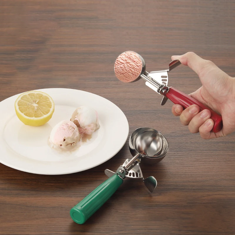 

Ice Cream Scoop Stainless Steel Ice Ball Maker Potato Watermelon Fruit Yogurt Dough Meat Balls Scoop Practical Kitchen Tools