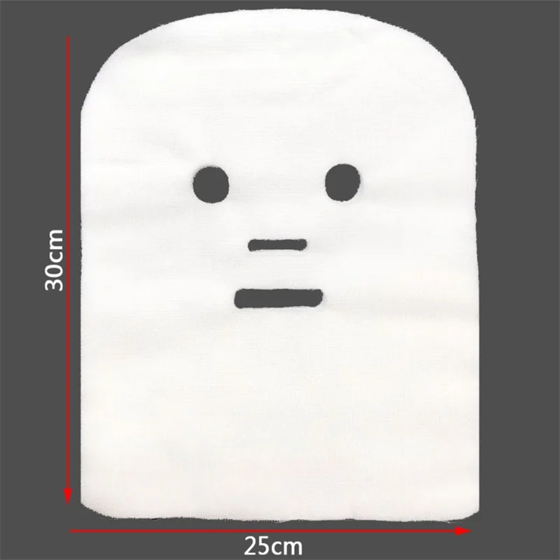 100 шт./упаковка одноразовые маски для лица из чистого хлопка 25 х30 см