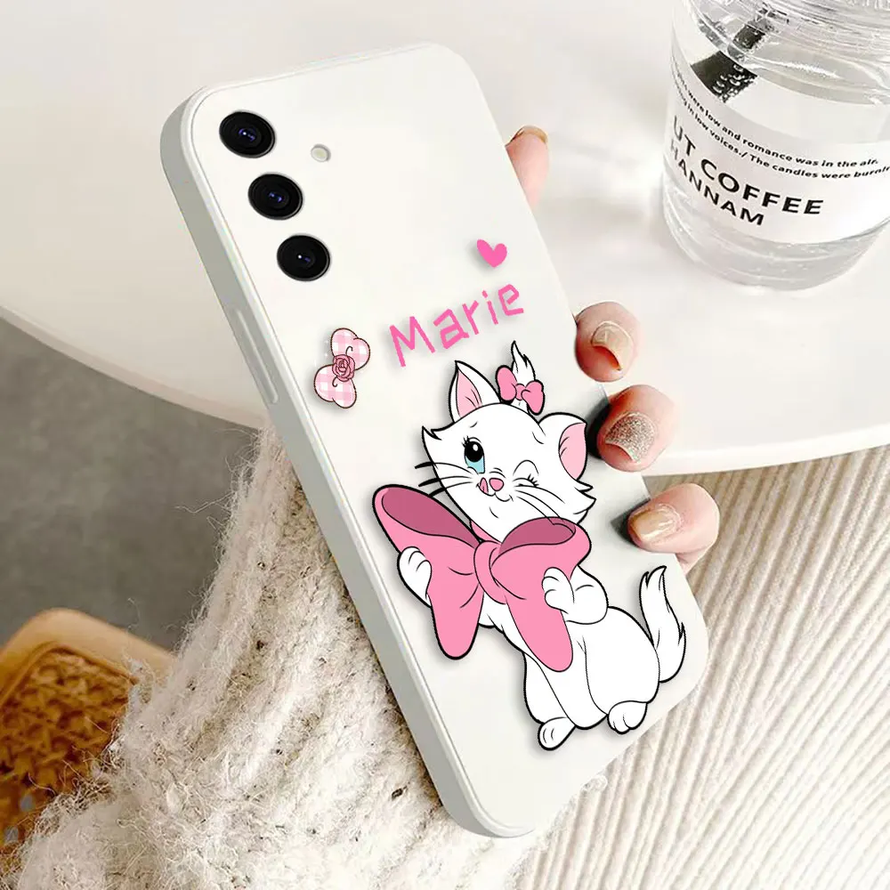 Чехол для телефона Disney Cute Marie Cat Samsung Galaxy M80 M60 M53 M42 M33 M22 M12 M11 M10 M02 F02 A12 A11 A10 A7 A06 A05 A04 S