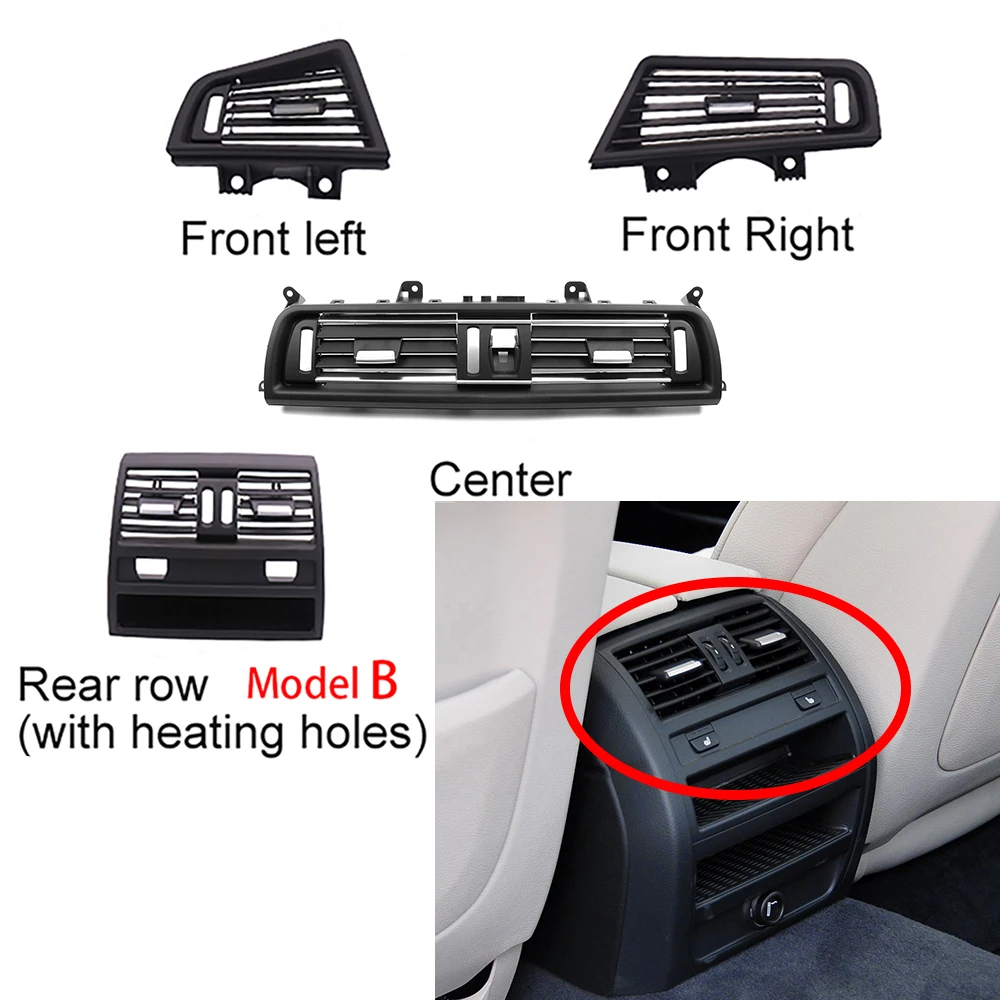 

Новый оригинальный черный кондиционер, решетка для вентиляционного отверстия переменного тока для BMW 5 серии F10 F11 F18 520i 523i 525i 528i 535i