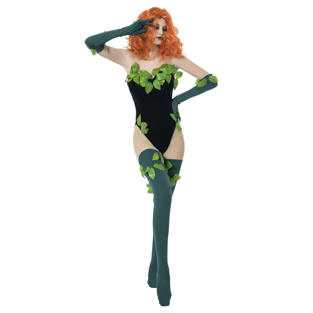 Ядовитый Косплей Плющ костюмы супергерой сексуальный комбинезон костюм Pamela Lillian