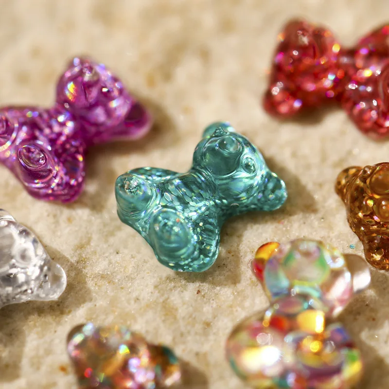 

50 шт./упаковка, прозрачные кристаллы для украшения ногтей