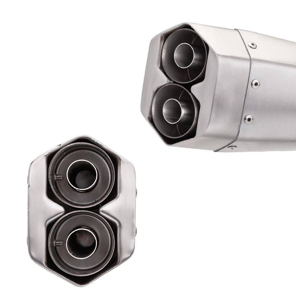 Выхлоп мотоцикла прямоугольный глушитель высокого объема модифицированный