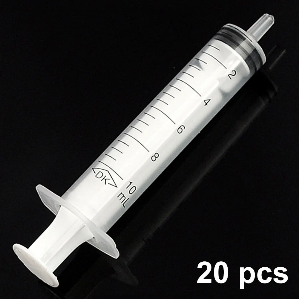

20Pcs 10ml Pplastic Nutrient Syringe Hydroponic Measure Perfume Rinse Disposable Sampler Injector For Feed Small Cat Dog Tree