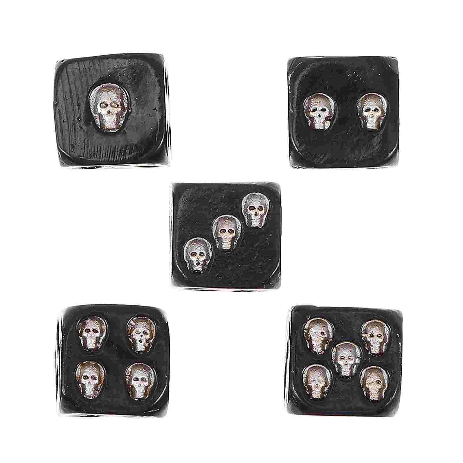 

5pcs Game Dice Party Dice Heads Shape Dices Creative Game Dice For Bar KTV Home