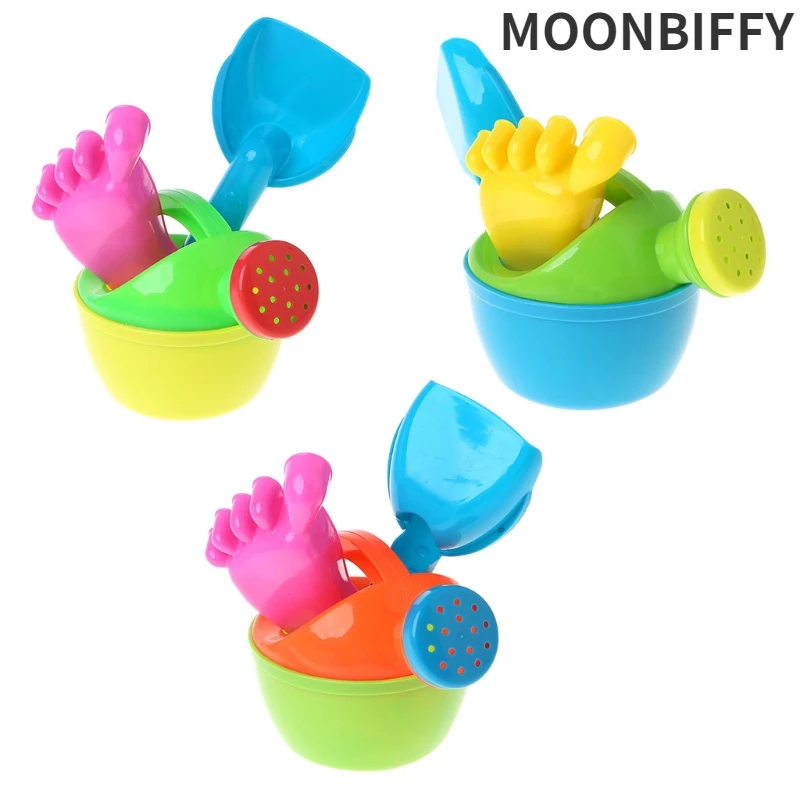 

3pcs/set Baby Kids Bath Flower Pot Sand Beach Play Toys Funny Educational Tools shovel tool Sand toys