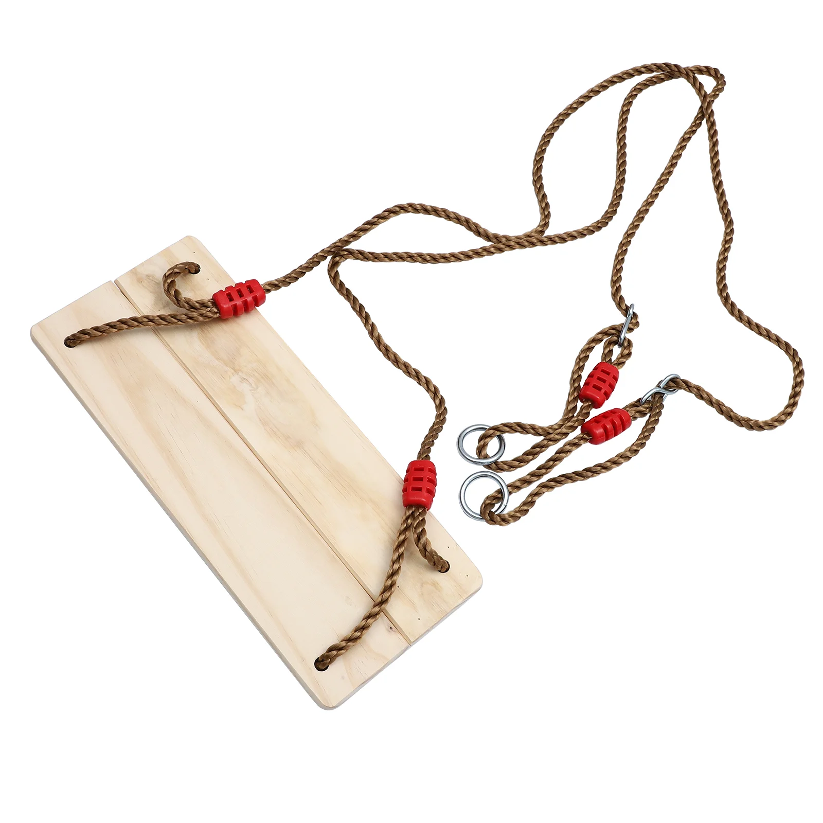 

1pc Outdoor Garden Hanging Simple Wooden Swing Kids Hanging Swing Chair