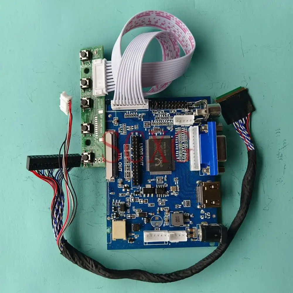 

Fit LP140WD1-TLM1 LCD Screen Controller Board 1600*900 Notebook 2AV+VGA+HDMI-Compatible 14" DIY Kit LVDS 40 Pin