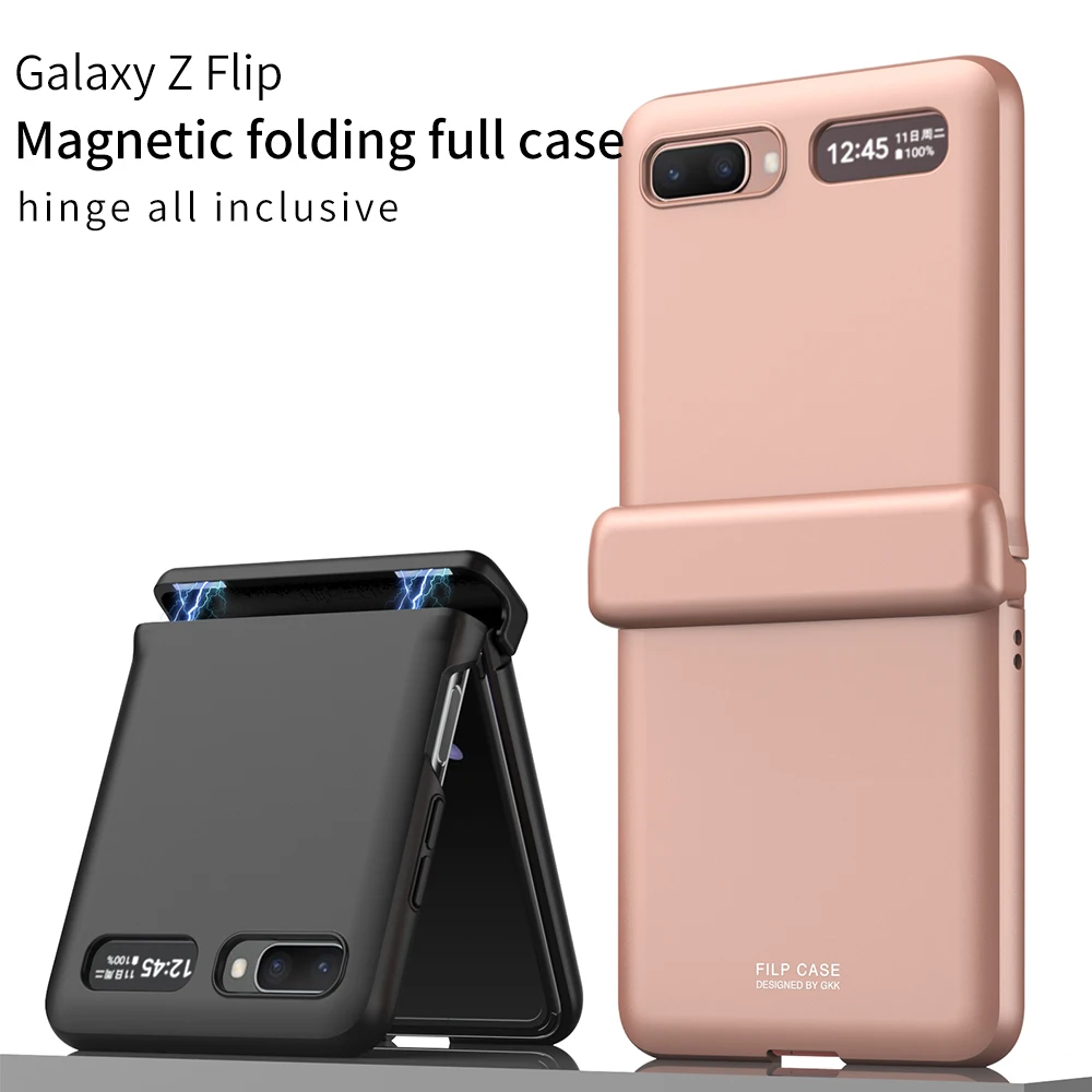 

Z Flip Funda Case for Samsung Galaxy Z Flip 1 2 3 4 Magnetic Attraction Hinge Coque Full Shock proof Protection Phone Case Cover