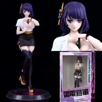 22cm genshin impact raiden shogun anime figure action figure collection model doll toys