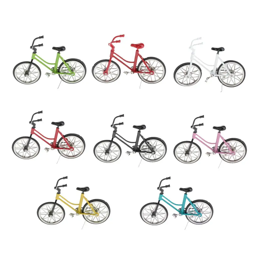 

Коллекция 1/16 года, горный велосипед с отлитыми пальцами, искусственный дорожный велосипед, мини-модели украшений, Декор для дома и офиса, де...