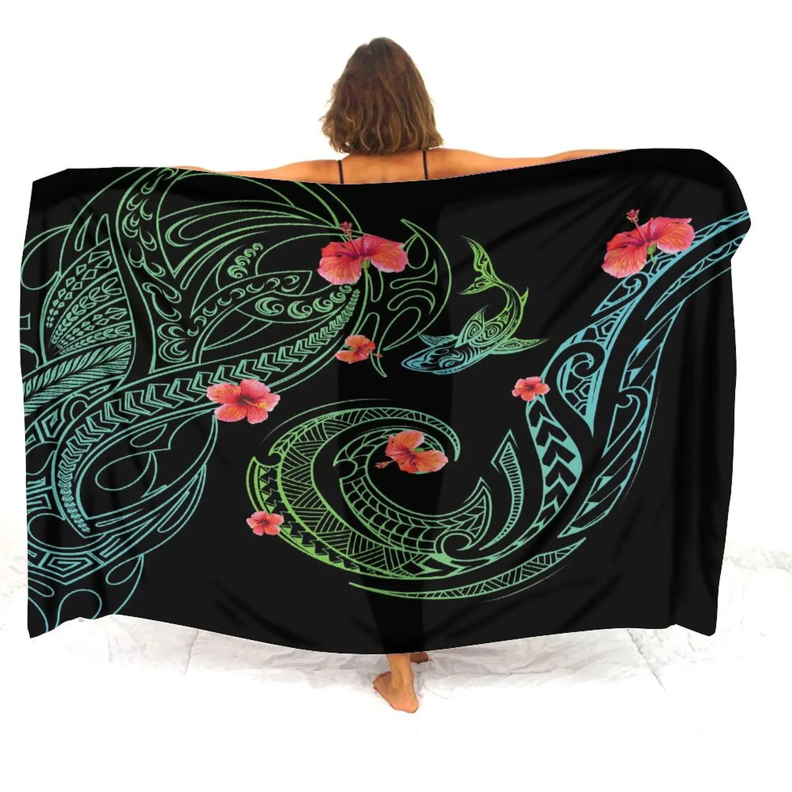 Летние горячие продажи женские саронги пользовательский полинезийский