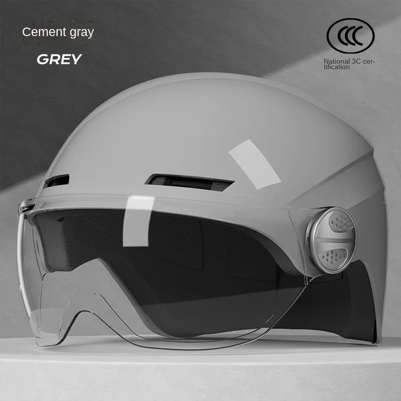 

Шлем мотоциклетный в горошек унисекс, мотоциклетный шлем в ретро стиле, с открытым лицом, велосипедный Воздухопроницаемый защитный шлем пилота