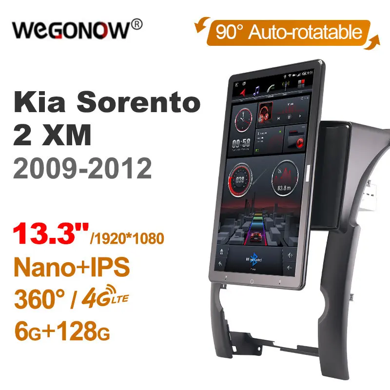 

1920*1080 Ownice Android10.0 for Kia Sorento 2 XM 2009 - 2012 Car Radio Auto Multimedia Video Audio head Unit 13.3'' Rotatable