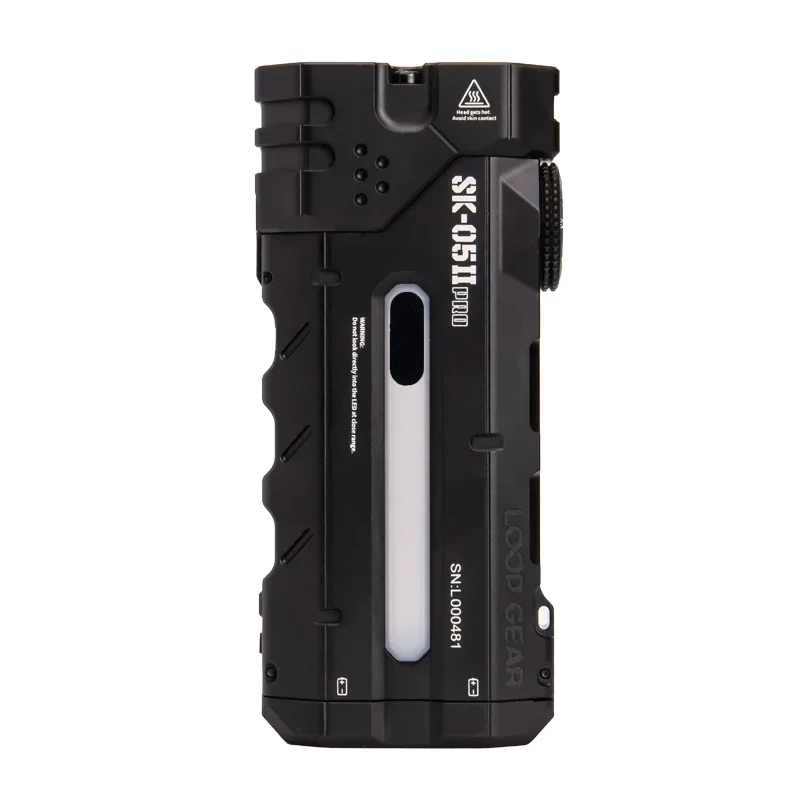 Фото Механический тактический карманный фонарь LOOP GEAR SK05 PRO II 2-го поколения с несколькими источниками света, высокой светоотдачей и RGB-подсветкой №1