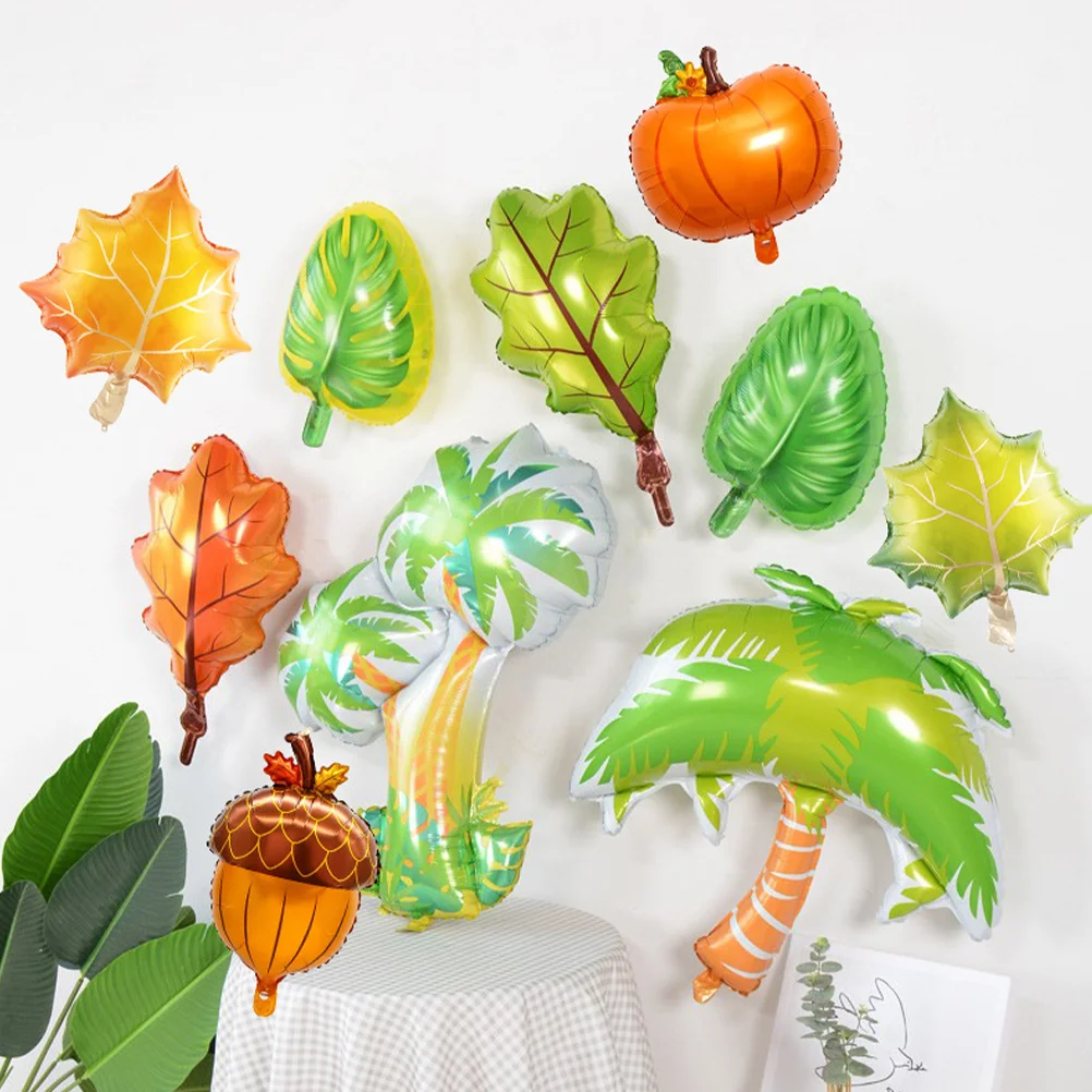 18 шт. надувные воздушные шары из фольги детский осенний декор осенняя тыква