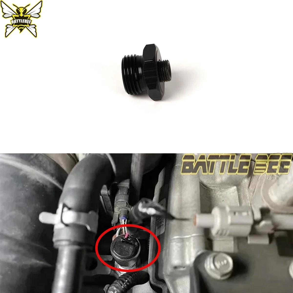 Заменяемый стандартный винт M18 * 1 5 на 1/8NPT для порта регулировки температуры масла