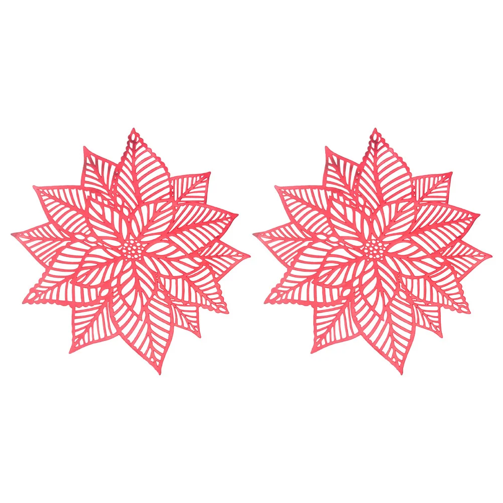 

Coaster Christmas Placemat Coasters Holiday Glasses Mug Tea Coffee Beverage Cup Table Dinner Decoration Bar Festive Bottlebeer