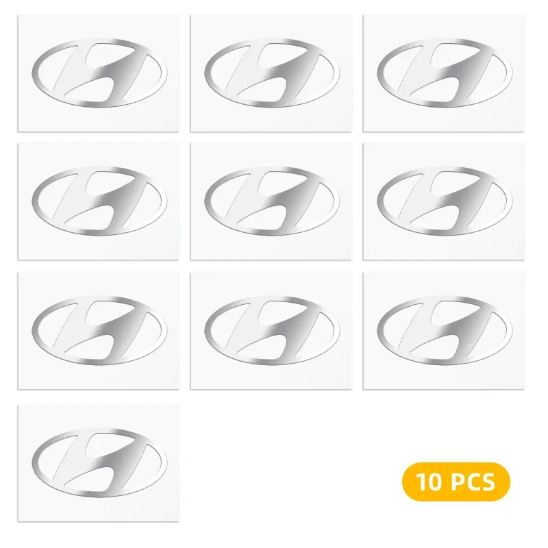 

Автомобильная наклейка «сделай сам», металлическая наклейка для автомобилей, Стайлинг логотипа для Hyundai Santa Fe Sonata Solaris Azera Creta I30 Ix25 Tucson IX35