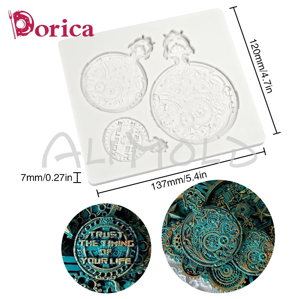 

Форма для торта "Ретро часы" Dorica