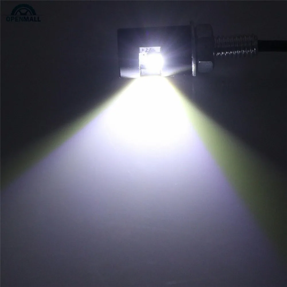 

1X Car Motorcycle Eagle Eye Lamp White License Plate Light Universal 12V 1W Car License Plate Light Super Bright Car Accessories