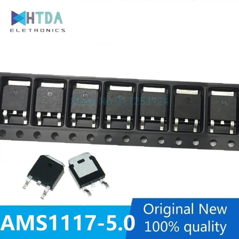 

20pcs/lot AMS1117CD-5.0V IC TO-252 AMS1117-5.0 In Stock