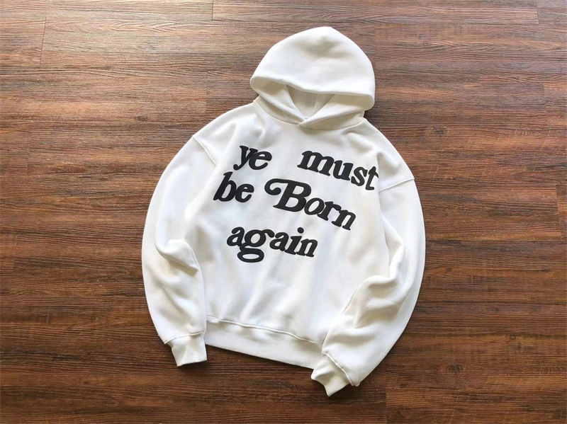 

Kanye West Hoodies Men Women Ye Must Be Born Again Oversize Foam Logo CPFM.XYZ Sweatshirts CPFM Cactus Plant Flea Market Hoodie