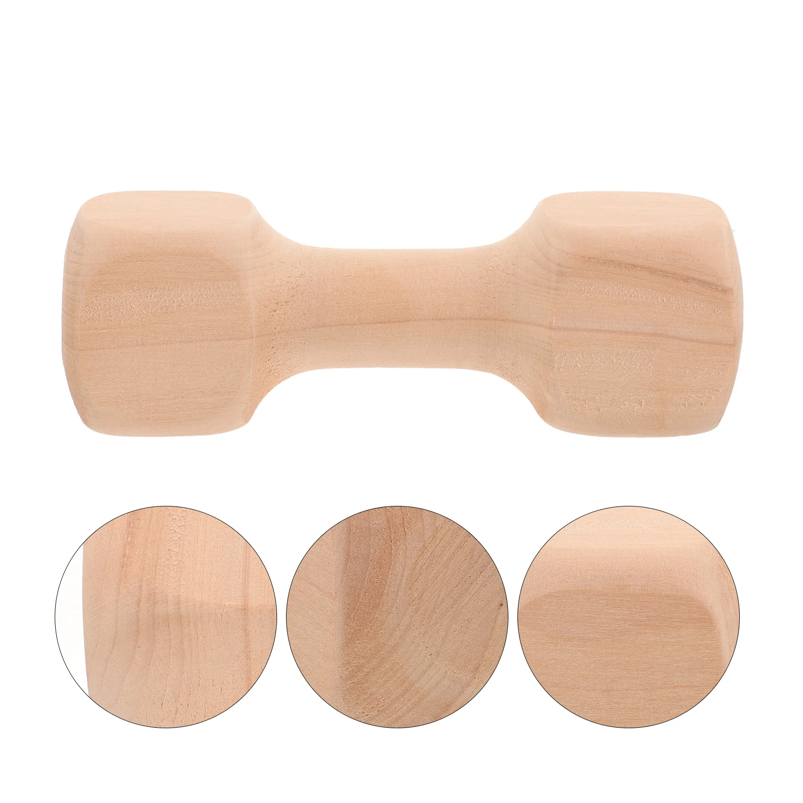 

Wooden Molar Toy Dumbbell Shaped Dog Chew Toy Training Puppy Toy Puppy Accessory