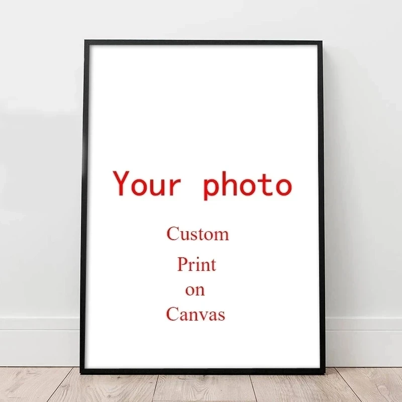 

Custom Picture Print on Canvas Poster Printing Wall Pictures HD Printed Home Decoration Your Favorite Photo Painting Unframed