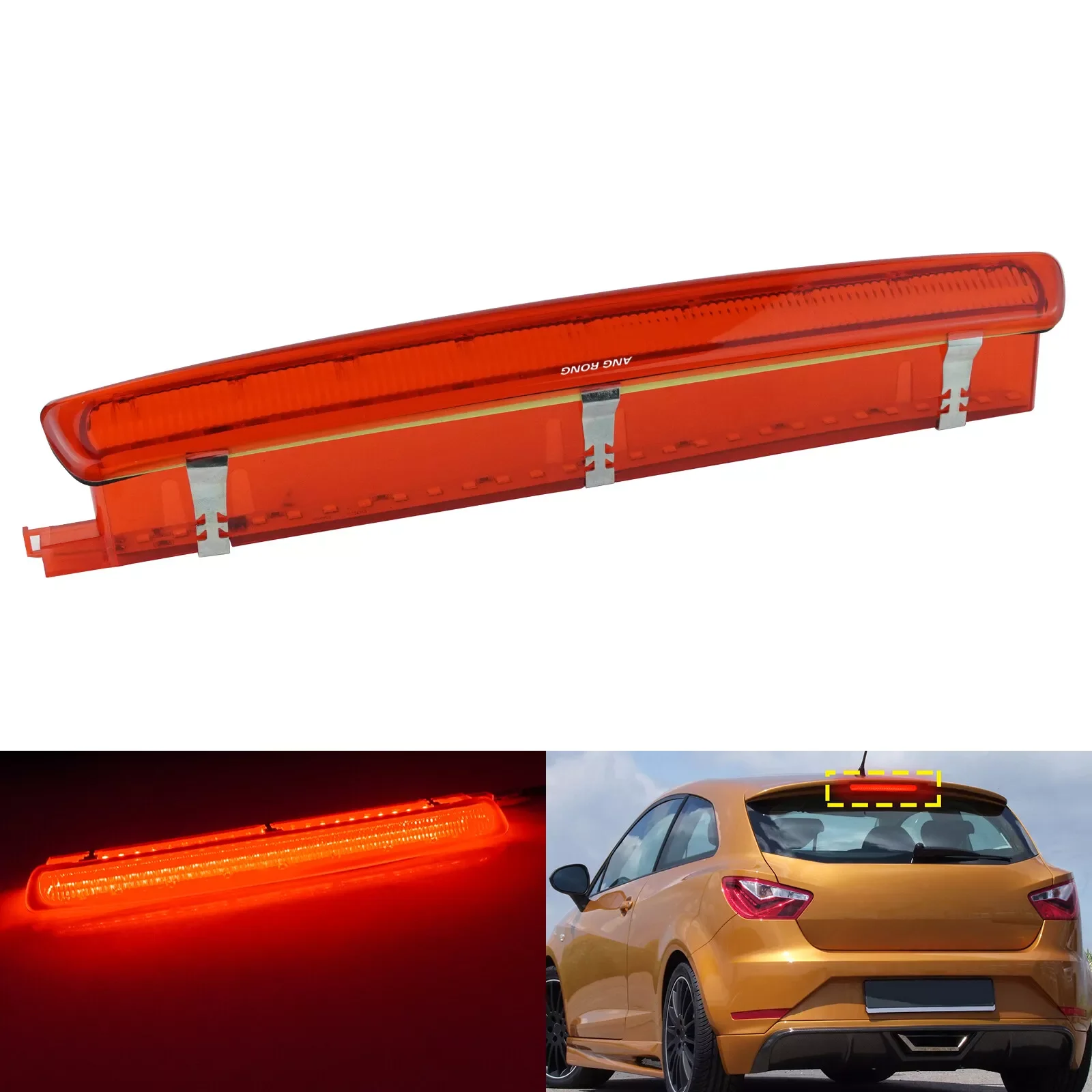 Красный задний высокий уровень третья Тормозная лампа фотолампа 6J0945097B подходит