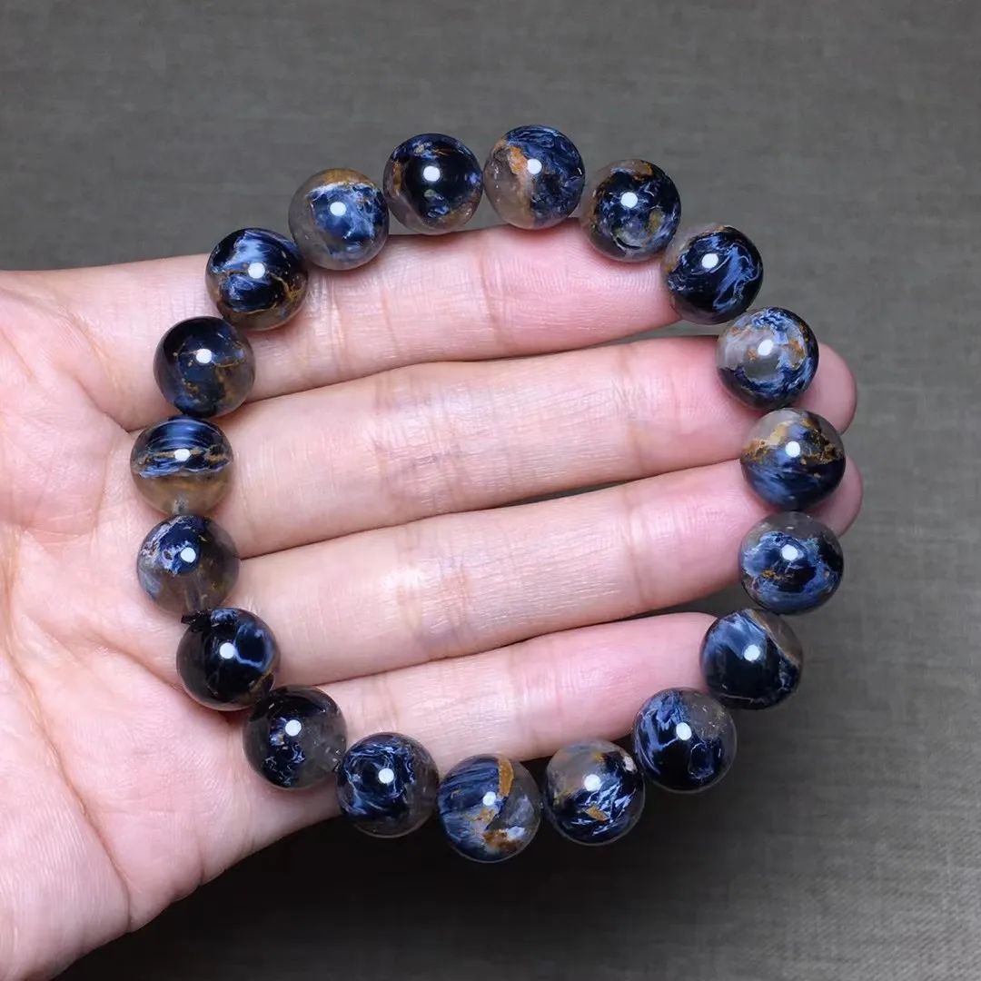 

10mm Natural Blue Pietersite Bracelet Jewelry For Women Men Reiki Gift Round Beads Stone Crystal Energy Gemstone Strands AAAAA