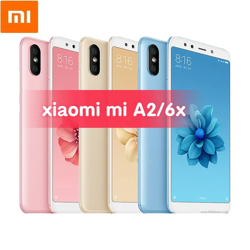 smartphone celular xiaomi mi A2/6x 4G 64G Snapdragon 660 1080 x 2160 pixels Fast charging 18W