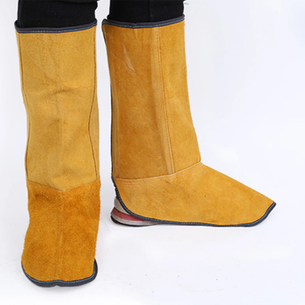 

1 Pair Welding Spats Shoes Cover Welder Working Tool Protection Feet Cover Welder Working Safety Shoes Protectors Gaiter