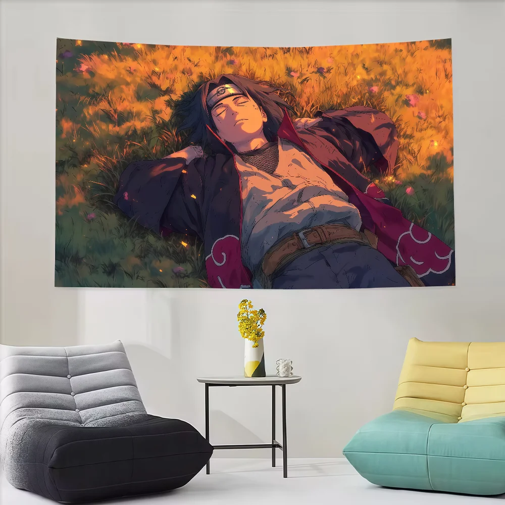 Фото Флаг-баннер I-Itachi U-Uchiha Anime N-NarutoS для декора, пикников, вечеринок, дома, кемпинга, улицы №3