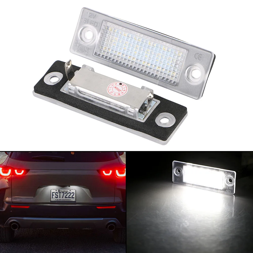 12 В подсветка номерного знака автомобиля для VW Passat B5 B6 Golf MK5 5 Plus Jetta Caddy 3 Touran Transporter
