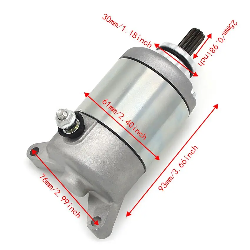 

Moto Electric Starter Motor Starting For YAMAHA YFZ450 YFZ450R（5D3 version）Limited Special Edition OEM：5TG-81890-00 5TG-81800-00