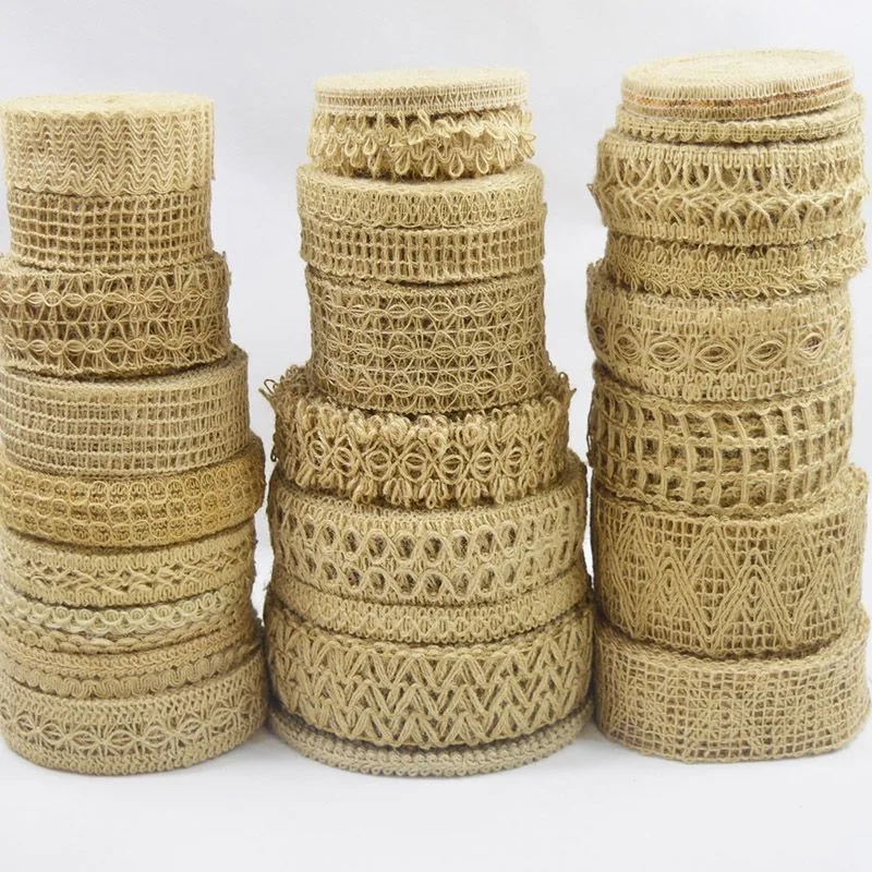 

Винтажный разнообразный ремень из натуральной конопляной ленты, 2 м, 10 - 80 мм