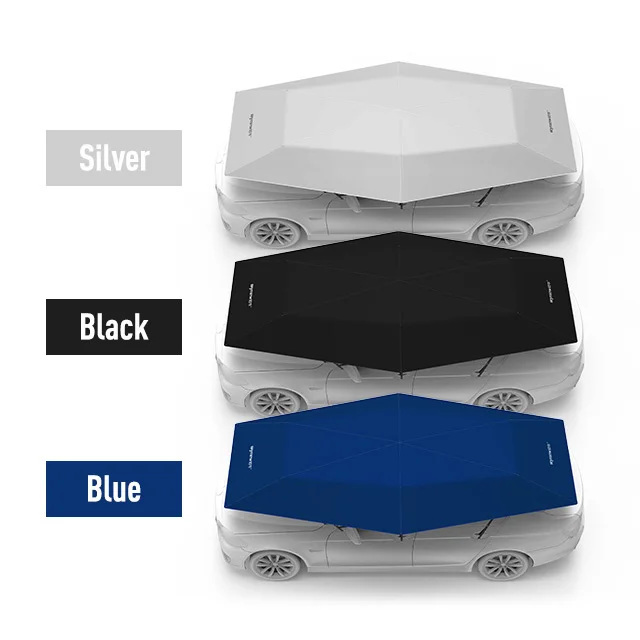

Mynew Car Cover Sunshade Automatic blue color Tent best design portable auto umbrella Car accessories