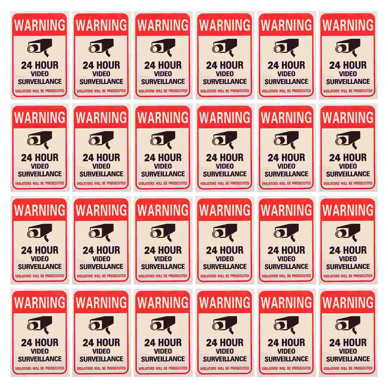 

50 листов наклеек для видео предупреждающих наклеек