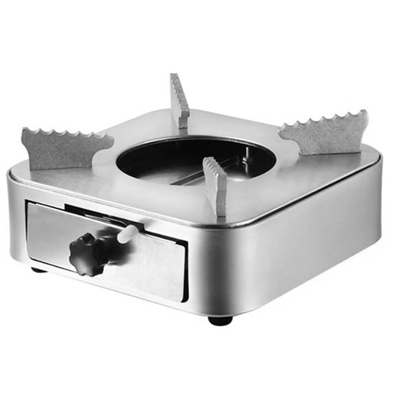 

Портативная уличная плита для кемпинга из нержавеющей стали, твердая горелка для жидкого топлива, Настольная Выдвижная плита, уличные прин...