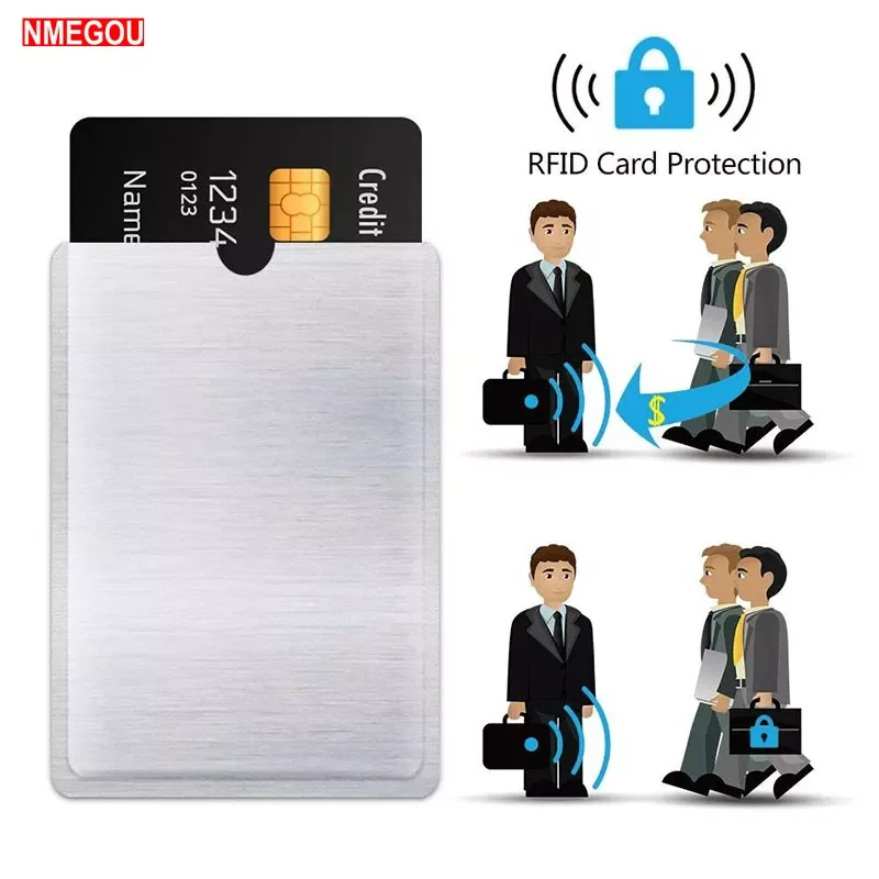 

10PCS RFID Blocking Sleeves Anti Theft RFID Card Protector RFID Blocking Sleeve Identity Theft Anti-Scan Card Sleeve Protection