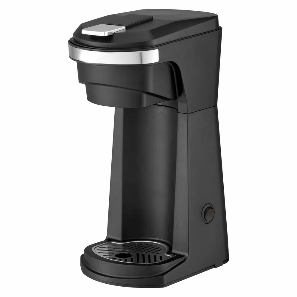

Single Serve Coffee Maker with Reusable Filter Basket - Black