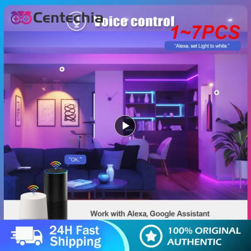 

Умные светодиодные лампы ZigBee E27 с цоколем RGB, 220 В, 110 В, 1-7 шт.