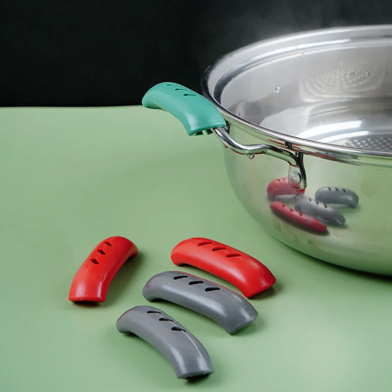 

2Pcs/Set Silicone Pot Earmuffs Heat Insulation Panhandle Gloves Casserole Ear Oven Grip Anti-Hot Clip Kitchen Cookin Accessories