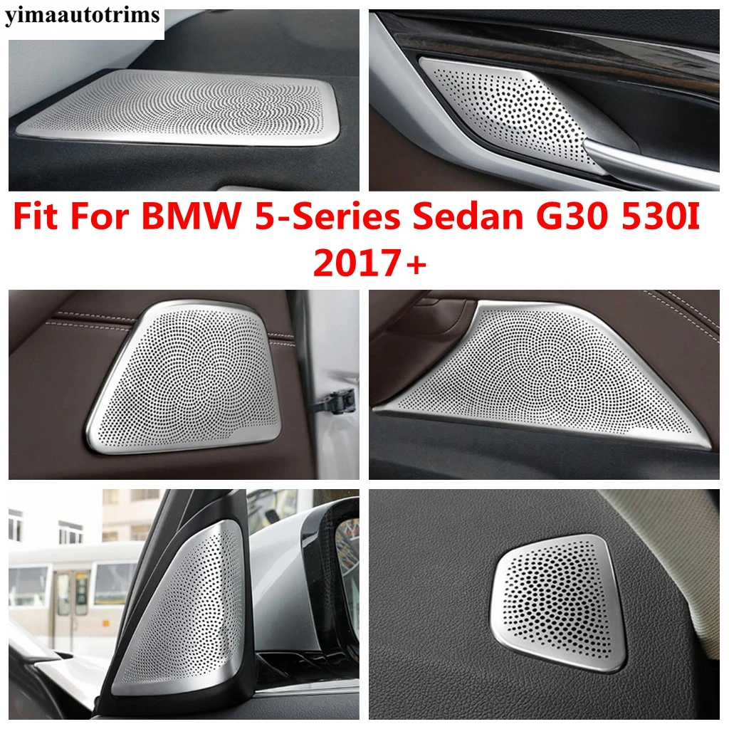 

Pillar A Frame / Door Speaker / Handle Audio / Dashboard Sound Loudspeaker Cover Trim For BMW 5 Series Sedan G30 530I 2017- 2023
