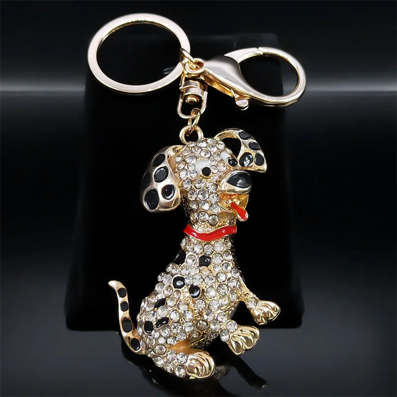 Брелок для ключей в виде таксы женщин и мужчин милая металлическая цепочка под