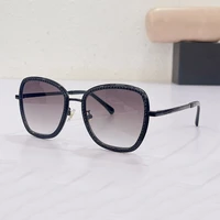 2022 new fashion alloy crystal butterfly frame women sunglasses 4277 vintage uv400 polarized luxury lady eyeglasses with packing