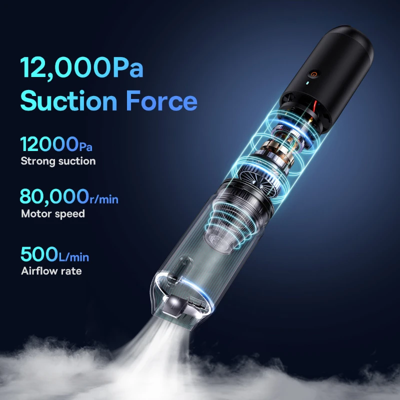 Беспроводной автомобильный пылесос Xiaomi Youpin 12000 Па