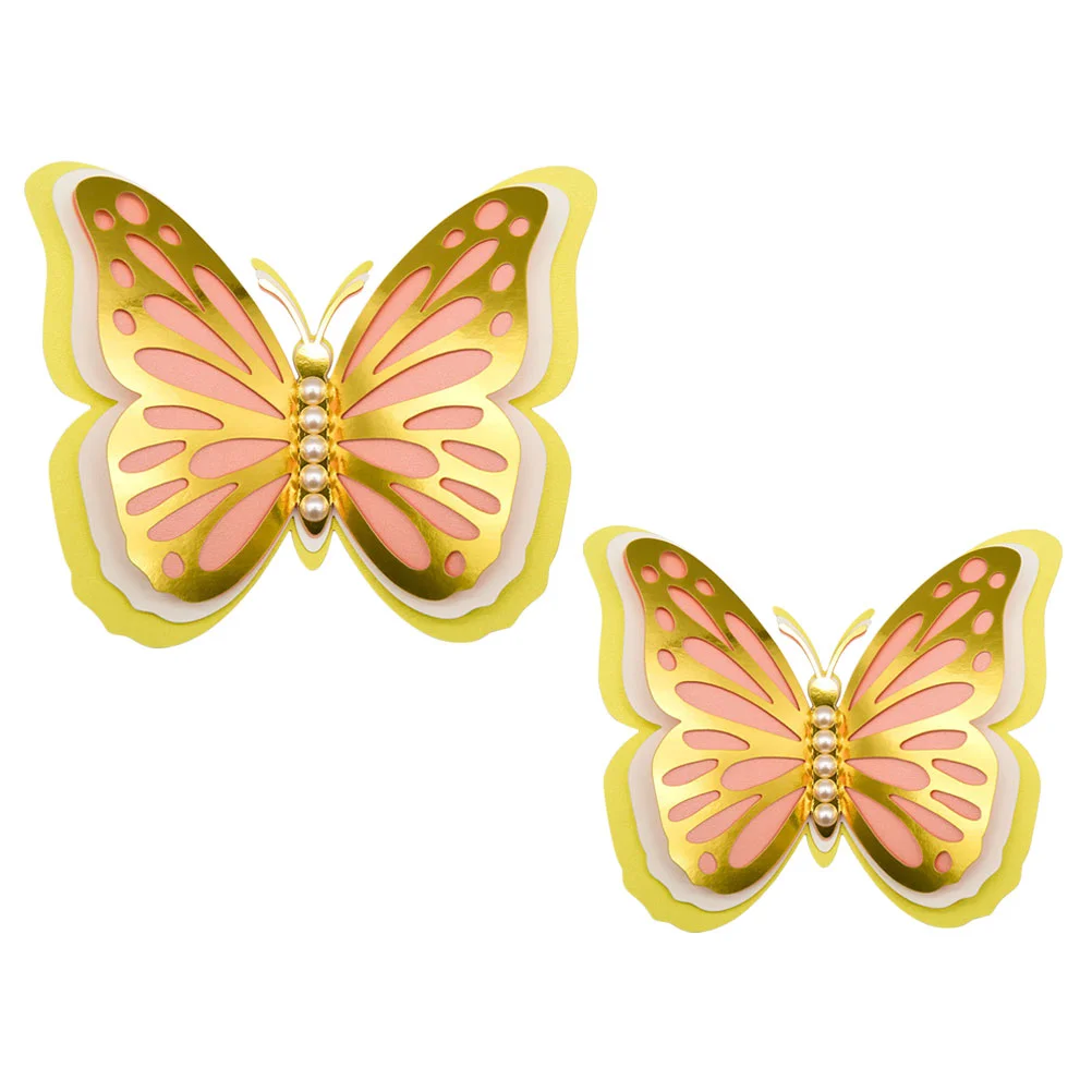 

Wall Decals Butterflies Stickers 3D Decorative Decoration Removable Diy Decor Muralbedroom Home